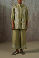 GREEN PISTACHIO BRODERIE CULOTTES