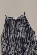 BLACK MONO TIDE DRESS