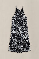 BLACK ISLA SLIP DRESS