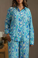 BLUE TIDAL FLOW SHIRT