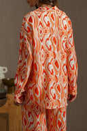 ORANGE TIDAL FLOW SHIRT