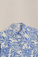 LIGHT BLUE WOOD & BLOOMS SHIRT