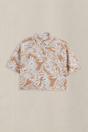 RUST WOOD & BLOOMS SHIRT