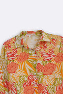 CORAL GARDENIA BUTTON DOWN