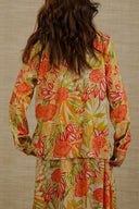 CORAL GARDENIA BUTTON DOWN