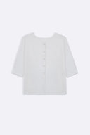 OFF WHITE ARTISAN LINEN-COTTON TUNIC