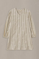 OFF WHITE COASTAL STRIPED TUNIC