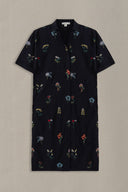 BLACK BLACK FLORA TUNIC