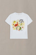 WHITE CRAB & FERN TEE