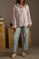 PINK JACQUARD BUTTONDOWN