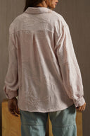 PINK JACQUARD BUTTONDOWN