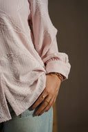 PINK JACQUARD BUTTONDOWN
