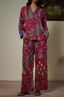 MAROON LEMON JUNGLE PANTS