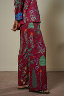 MAROON LEMON JUNGLE PANTS