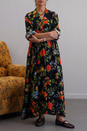 BLACK BLOOM MAXI DRESS