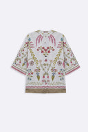 CREAM SPRING HEARTS SHIRT