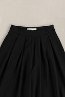BLACK ARCHITECT PLEATED PANTS
