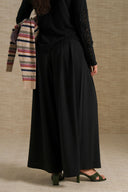 BLACK ARCHITECT PLEATED PANTS