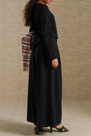BLACK ARCHITECT PLEATED PANTS