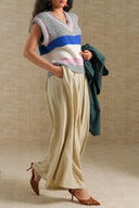 TAUPE ARCHITECT PLEATED PANTS