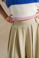 TAUPE ARCHITECT PLEATED PANTS