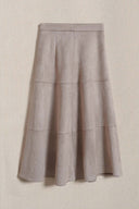 TAN WILD SUEDE SKIRT
