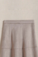 TAN WILD SUEDE SKIRT