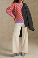 OFF WHITE IVORY STITCH PANTS