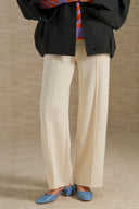 OFF WHITE IVORY STITCH PANTS