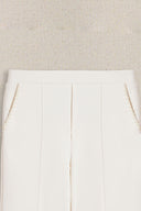 OFF WHITE IVORY STITCH PANTS