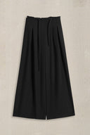 BLACK WIDE VACATION PANTS