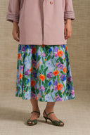 MULTI POPPY FIELD SKIRT