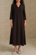 BROWN MOCHA MUSE DRESS