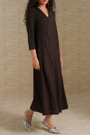 BROWN MOCHA MUSE DRESS