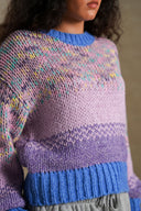 BLUE LILAC POSTCARD SWEATER