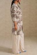 BEIGE OFF WHITE ROADSIDE BLOOM CARDIGAN