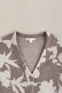 BEIGE OFF WHITE ROADSIDE BLOOM CARDIGAN