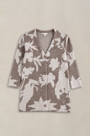 BEIGE OFF WHITE ROADSIDE BLOOM CARDIGAN