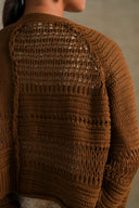 BROWN LAZY DAY CARDIGAN