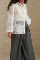 OFF WHITE WILDCRAFT NET TOP