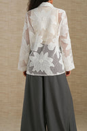 OFF WHITE WILDCRAFT NET TOP