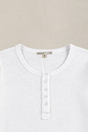 WHITE CROCHET KNIT TOP