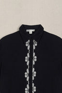 BLACK BLACK DAHLIA OVERSHIRT