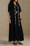 BLACK BLACK DAHLIA OVERSHIRT