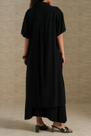 BLACK BLACK DAHLIA OVERSHIRT