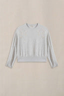 GREY THREAD STORY SWEATSHIRT