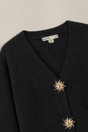 BLACK SUNSTONE CARDIGAN