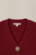 BURGUNDY SUNSTONE CARDIGAN