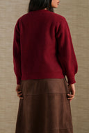 BURGUNDY SUNSTONE CARDIGAN