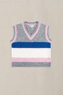 GREY BLUE WEEKEND KNIT SWEATER